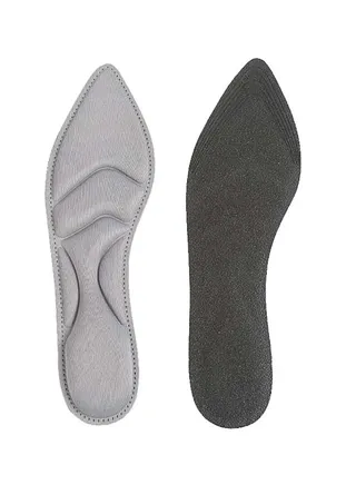 Feet Massage Breathable Shoe Insoles Grey 