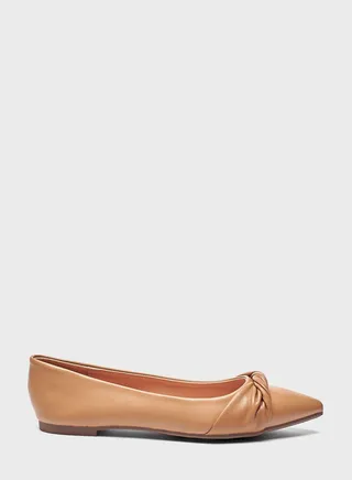 Pointed Toe Flat Ballerinas 