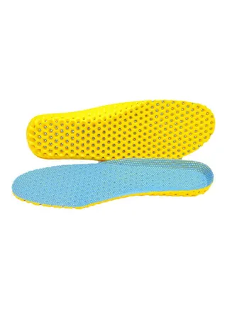 Breathable Deodorant Shock-proof Insoles Unisex Fitness Sport Sneakers Shoes Pad Sky Blue 