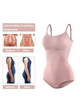 Womens Body Shaper High Waisted Tummy Control Shapewear 