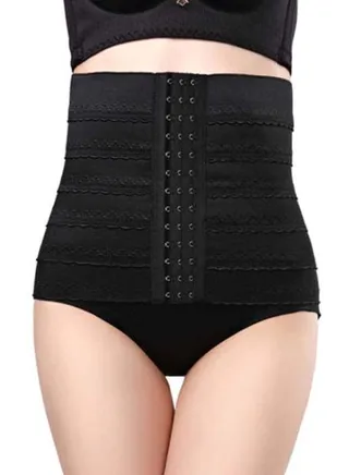 Underbust Double Boned Corset Black 