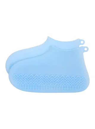Waterproof Rain Shoes Covers Blue 