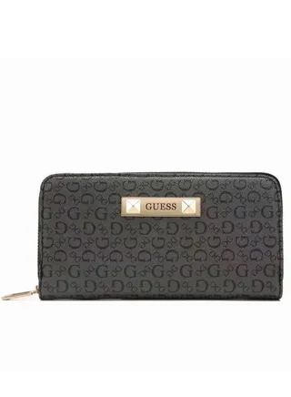 Guess Women's Vikky Zip Around Grey 