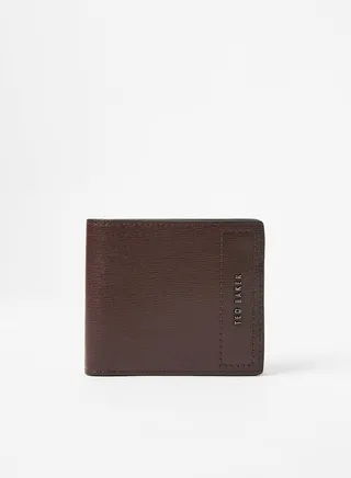 Corandr Saffiano Bifold Wallet Brown 
