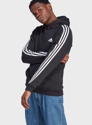 3-Stripes Fleece Hoodie 