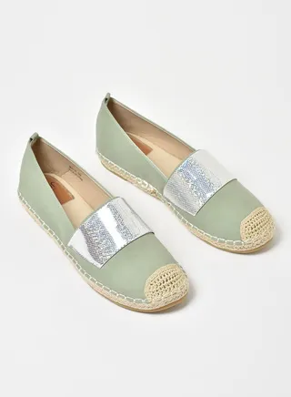 Women's Casual Espadrilles Green 