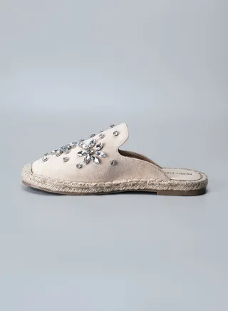 Women's Handmade  Espadrilles Shoes With Crystals,Comfortable ,Big-sized and Casual Outside Wear Fashion For Summer &Spring 2024 