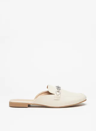 Women's Embellished Slip-On Mules 