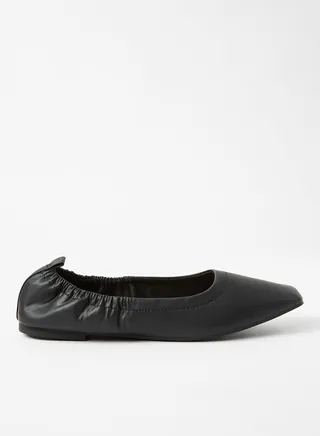 Chenelle Vegan Leather Ballerinas Black 