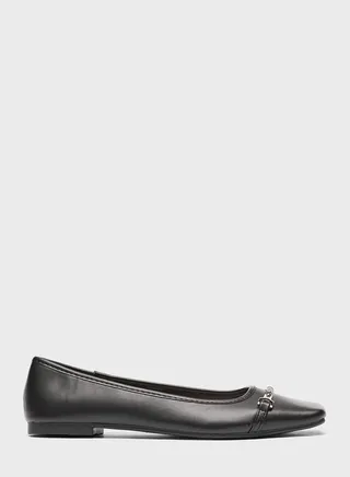 Square Toe Ballerinas