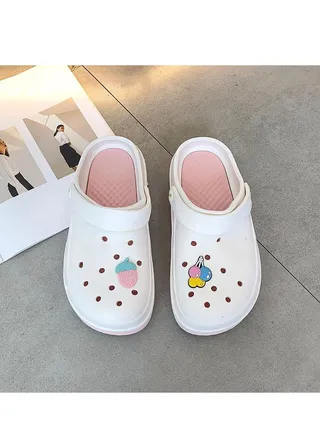 Ladies Summer Thick Soled Slippers 