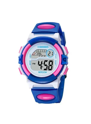 Kids Water Resistant Rubber Digital Watch 