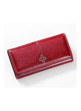 Stylish Designed Wallet Red 