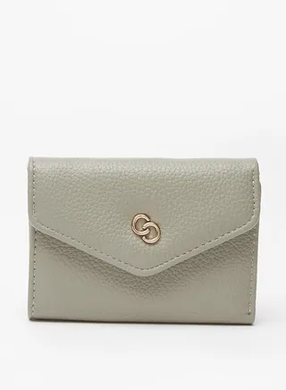 Women's Monogram Bi-Fold Wallet with Magnetic Closure