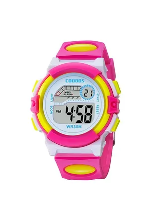Kids' Water Resistant Rubber Digital Watch 