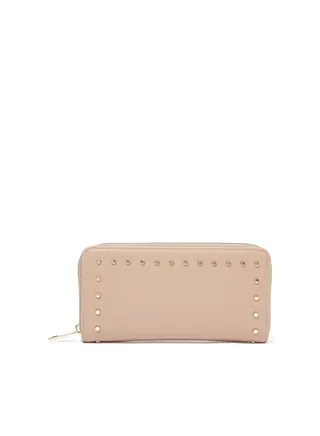 Studded Long Wallet Blush 