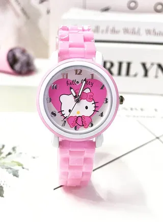 Cartoon Sanrio Hello Kitty Kids Watch Suitable for Kids of All Ages Gift Watch 
