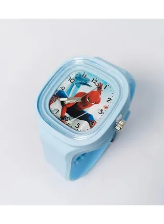 New Cartoon Marvel Spider-Man Silicone Watch For Kids 
