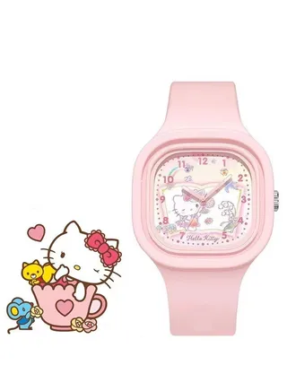 Sanrio Fashion Cartoon Hello Kitty Children's Silicone Watch 