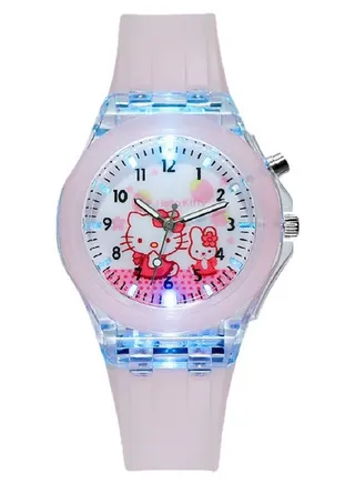 KT Cat Design Luminous Children's Watch 