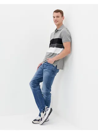 AE Striped Pique Polo Shirt 