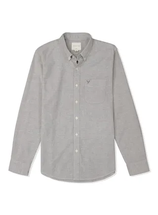 AE Slim Fit Flex Oxford Button-Up Shirt 