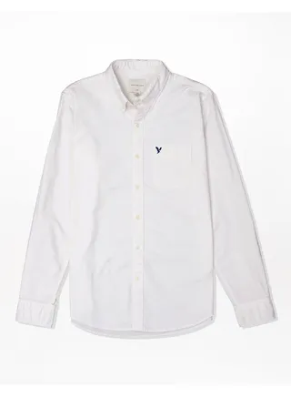 AE Slim Fit Flex Oxford Button-Up Shirt 
