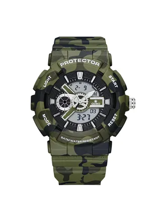 Kid's Unisex Analog+Digital Polyurethane Wrist Watch A23818-PPHHB - 46 Mm 
