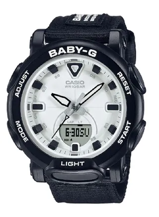 Women Watch Baby-G Digital Analog Black Dial Cloth Band BGA-310C-1ADR. 