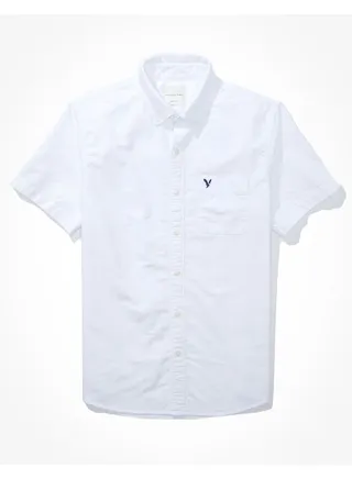 AE Classic Fit Oxford Short-Sleeve Button-Up Shirt 