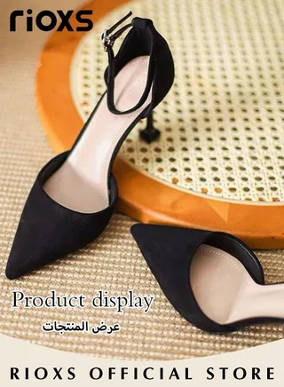 Women's Closed Pointed Toe Slip On Backless Sandals Pump Stiletto Slides Shoes for Wedding Party or Dating 