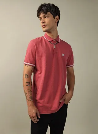 AE Tipped Flex Pique Polo Shirt 
