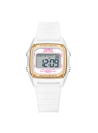 Astro Kids Digital Silver Dial Watch - A23928-PPWS 