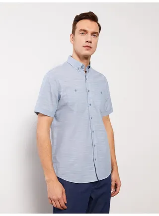 Regular Fit Short Sleeve  Men's Shirt 