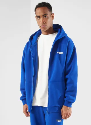 Lounge Oversized Zip Hoodie