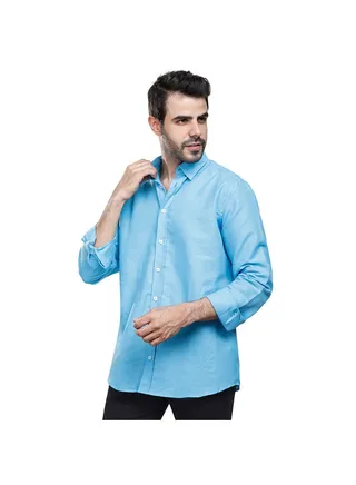 Coup Basic Shirt For Men - Regular Fit - Sky Blue 