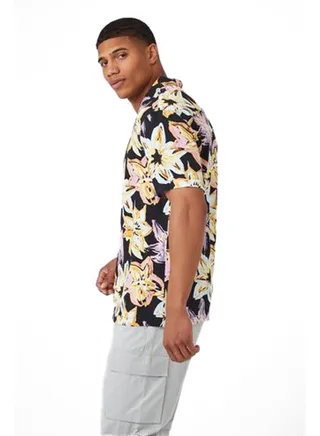 Rayon Floral Print Shirt 