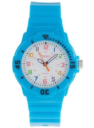 Kids Unisex Analog Round Shape Plastic Wrist Watch A9820-PPLW - 30 Mm 