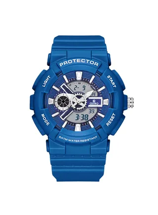 Kid's Unisex Analog+Digital Polyurethane Wrist Watch A23818-PPNN - 46 Mm 