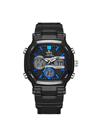 Kid's Unisex Analog+Digital Polyurethane Wrist Watch A23820-PPBB - 43 Mm 