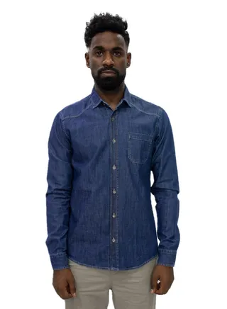 DENIM SHIRT WITH POCKET 