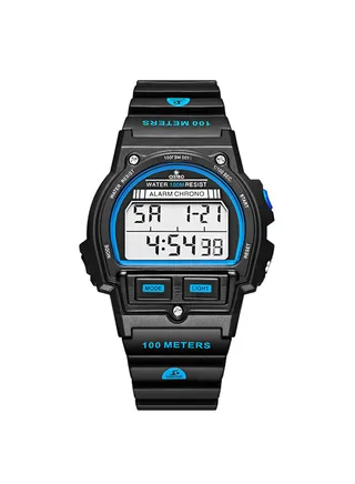 Kid's Unisex Digital Polyurethane Wrist Watch A23923-PPBBN - 44 Mm 