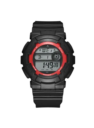 Kid's Unisex Digital Polyurethane Wrist Watch A23921-PPBBR - 46 Mm 