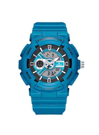 Kid's Unisex Analog+Digital Polyurethane Wrist Watch A23818-PPJJ - 46 Mm 