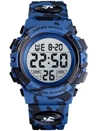 Kids Unisex Digital Round Shape Plastic Wrist Watch A9934-PPNS - 43 Mm 
