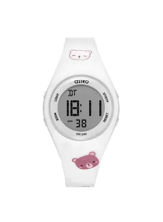 ASTRO Kids Digital White Dial Watch - A23904-PPWW-BR 
