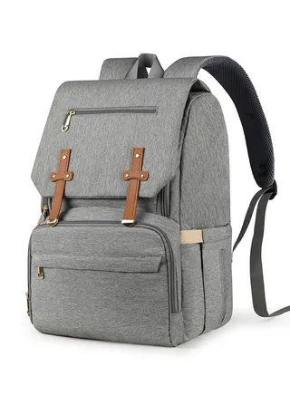 USB Large Capacity Portable Baby Bag With Urine Pad 