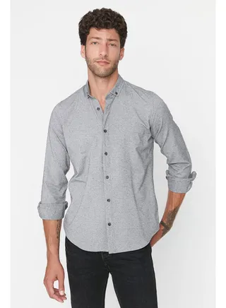 Man Shirt Gray 