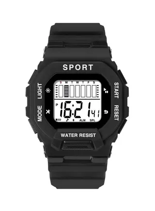 Kids Multifunction Sports Water Resistant Digital Watch Multicolour 