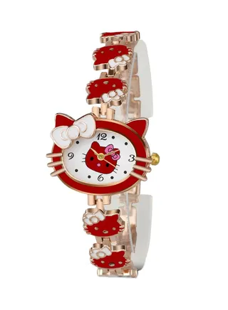 Girls' Girls' Kitty Metal Analog Watch Watch0218 